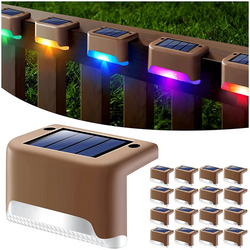 Solar Deck Lights LED Waterproof Outdoor Solar Powered LED Step Light